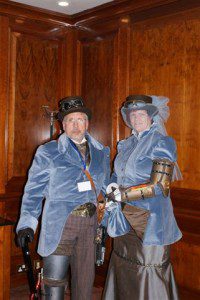 steampunk couple Steampunk couple at Odyssey